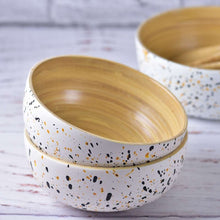 Load image into Gallery viewer, Bamboo Snack &amp; Dip Bowls (15cm Diameter)-1
