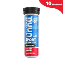 Load image into Gallery viewer, Nuun Active Hydration Energy, Effervescent Electrolyte &amp; Caffeine Supplement, Cherry Limeade (8X10 Ct)-0
