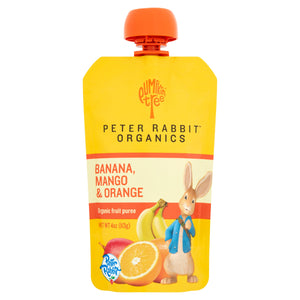 Peter Rabbit Organics Mango, Banana And Orange (10x4Oz)-0