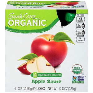 Santa Cruz Organic  Applesauce Original (6X4 Ct)-0