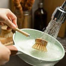 Load image into Gallery viewer, Long Handle Bamboo Dish Brush-2
