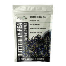 Load image into Gallery viewer, 3kg+ Dried Blue Butterfly Pea Flowers - The Perfect Ingredient for Herbal Teas, Smoothies, and Cocktails | Ceylon Organic-0
