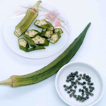 Load image into Gallery viewer, 200+ Organic Okra Seeds (Abelmoschus esculentus) - Grow Your Own Okra Plants | Ceylon Organic-0
