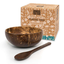 Load image into Gallery viewer, Patterned Coconut Bowl &amp; Spoon Single Set-0
