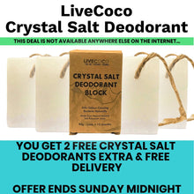 Load image into Gallery viewer, Crystal Salt Deodorant - Get 6 for the price of 4 Today &amp; Free Delivery-0
