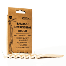 Load image into Gallery viewer, Bamboo Interdental Brushes (Reusable-7 pack)-0
