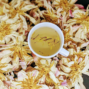 Premium Dehydrated White Lotus Flowers - Natural Herbal Tea | Ceylon Organic-6